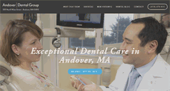 Desktop Screenshot of andoverdentalgroup.com