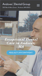 Mobile Screenshot of andoverdentalgroup.com